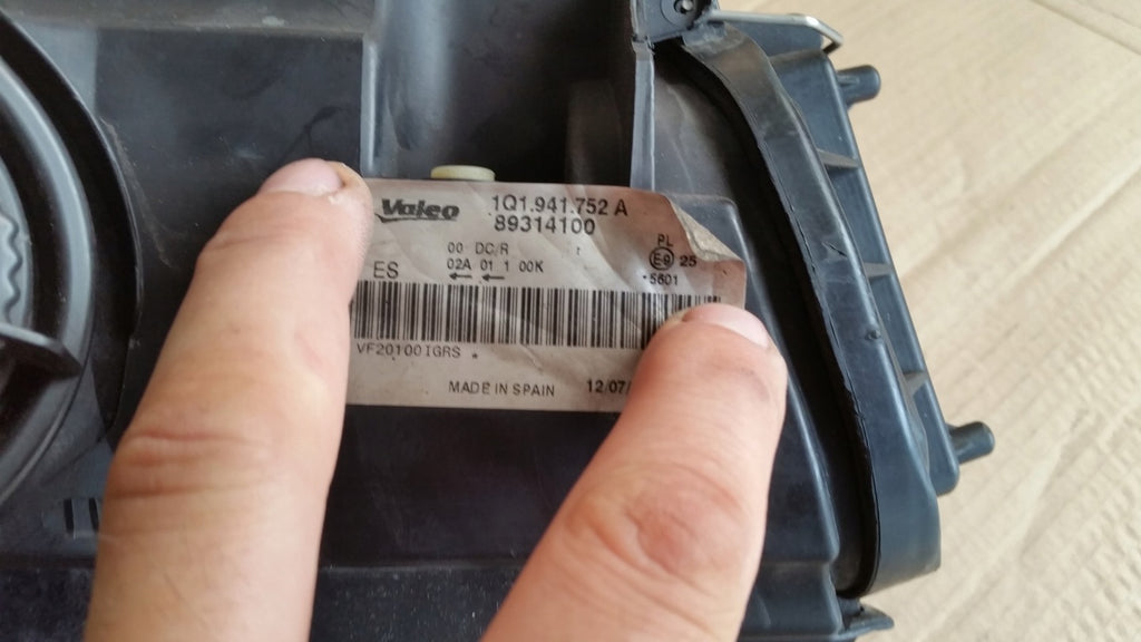 Frontscheinwerfer VW Eos 1Q1941752B Xenon Rechts Scheinwerfer Headlight SCH8370114936yx