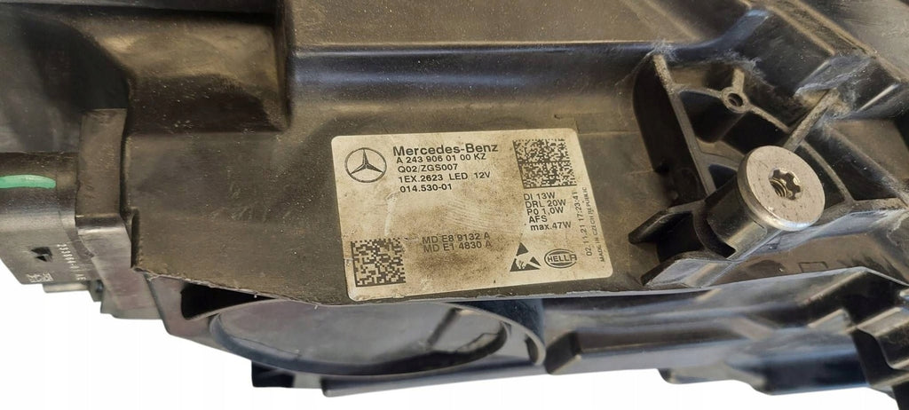 Frontscheinwerfer Mercedes-Benz Eqb X243 A2439060100 LED Links Headlight SCH4126520327sz