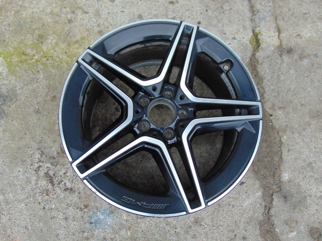 1x Alufelge 18 Zoll 8.5" 5x112 49ET Glanz Silber A2054019600 Mercedes-Benz W205 FEL1489932485ds