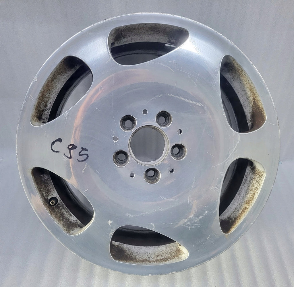 1x Alufelge 17 Zoll 7.5" 5x112 46ET Glanz Silber A2204011202 Mercedes-Benz W220