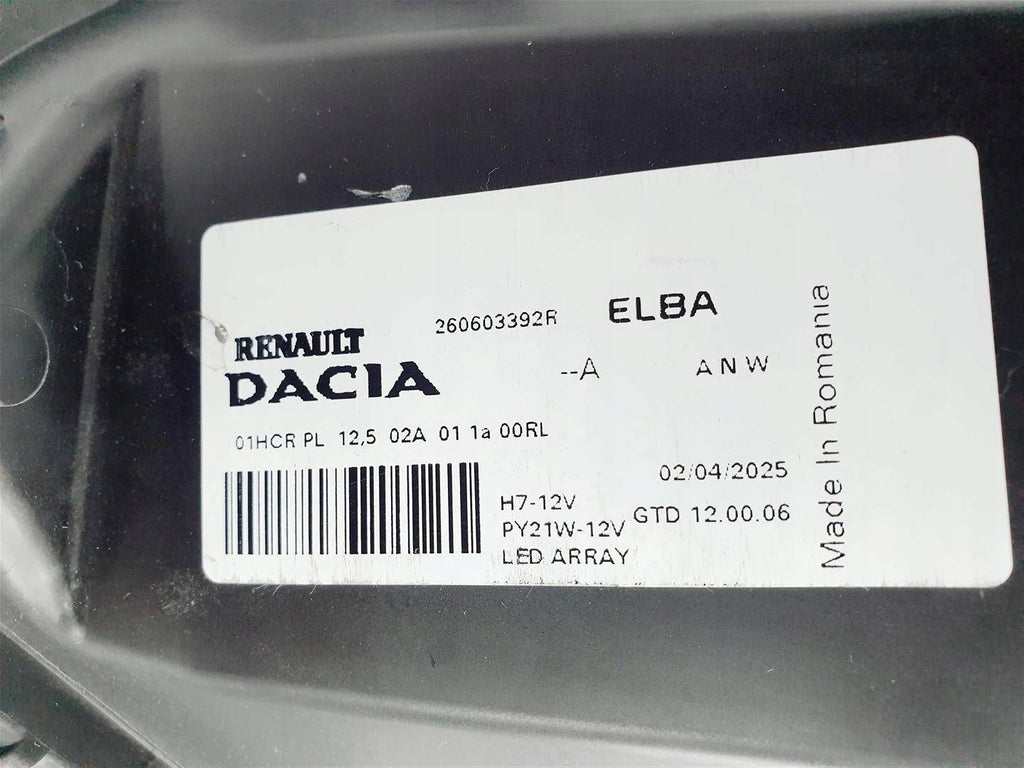 Frontscheinwerfer Dacia Sandero III Jogger 260603392R LED Links Headlight SCH4067813698mv