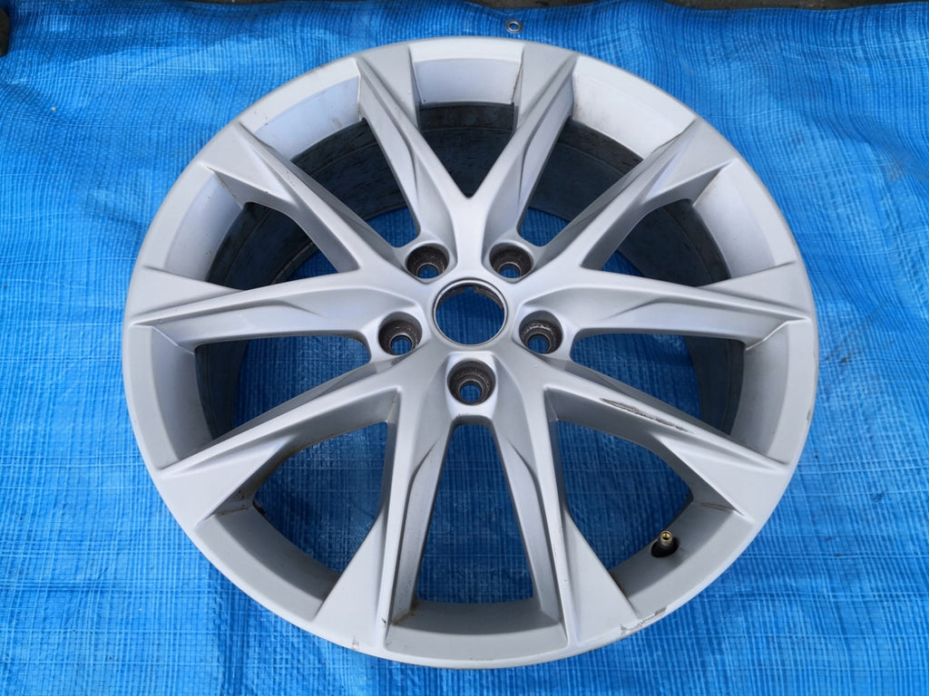 1x Alufelge 18 Zoll 7.5" 5x112 51ET Glanz Silber 5F0601025 Cupra Leon Rim Wheel FEL4624091334jv
