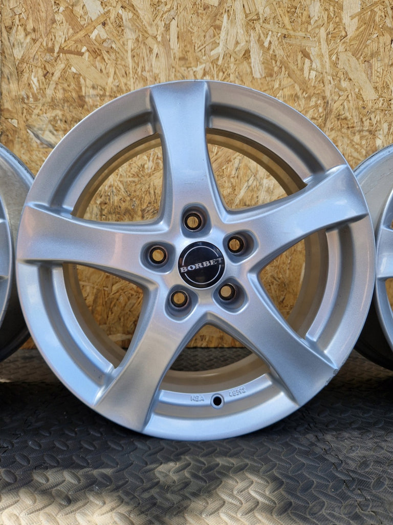 4x Alufelge 16 Zoll 6.5" 5x112 38ET Glanz Silber CMA482656 VW I Rim Wheel FEL6273211410dc
