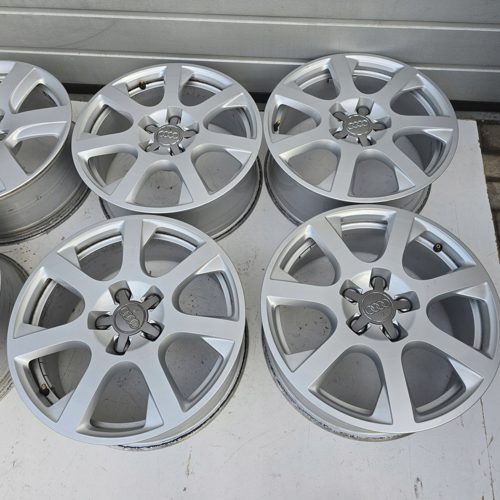 4x Alufelge 17 Zoll 7.0" 5x112 37ET Glanz 8R0601025E Audi C6 B8 Rim Wheel FEL9661292970cj