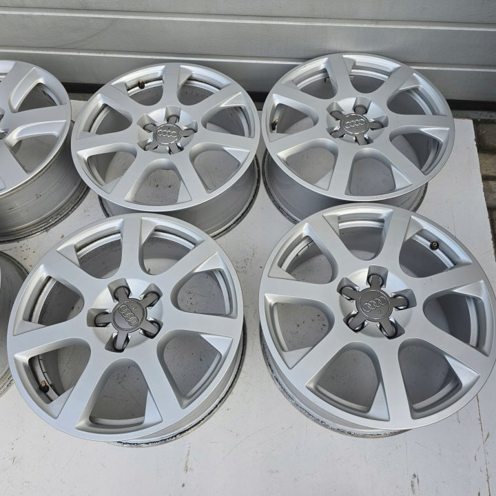 4x Alufelge 17 Zoll 7.0" 5x112 37ET Glanz 8R0601025E Audi C6 B8 Rim Wheel FEL9661292970cj
