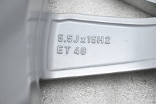 Load image into Gallery viewer, 1x Alufelge 15 Zoll 5.5" 5x100 40ET Glanz Silber 2G0601025 VW Polo Rim Wheel FEL4411779880mx