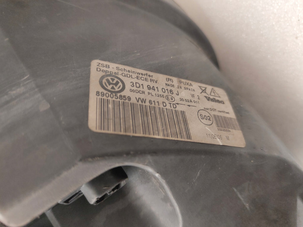 Frontscheinwerfer VW Phaeton 3d1 3D1941016J Xenon Rechts Scheinwerfer Headlight