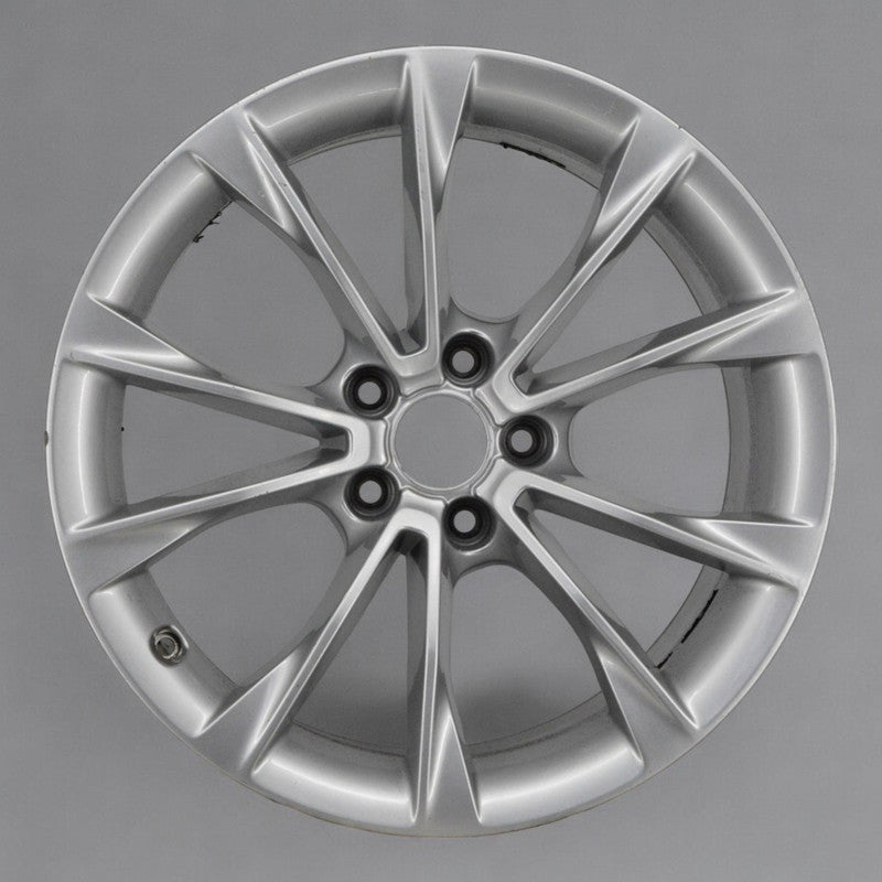 1x Alufelge 18 Zoll 8.5" 5x112 29ET Glanz Silber 601025CA Audi Rim Wheel