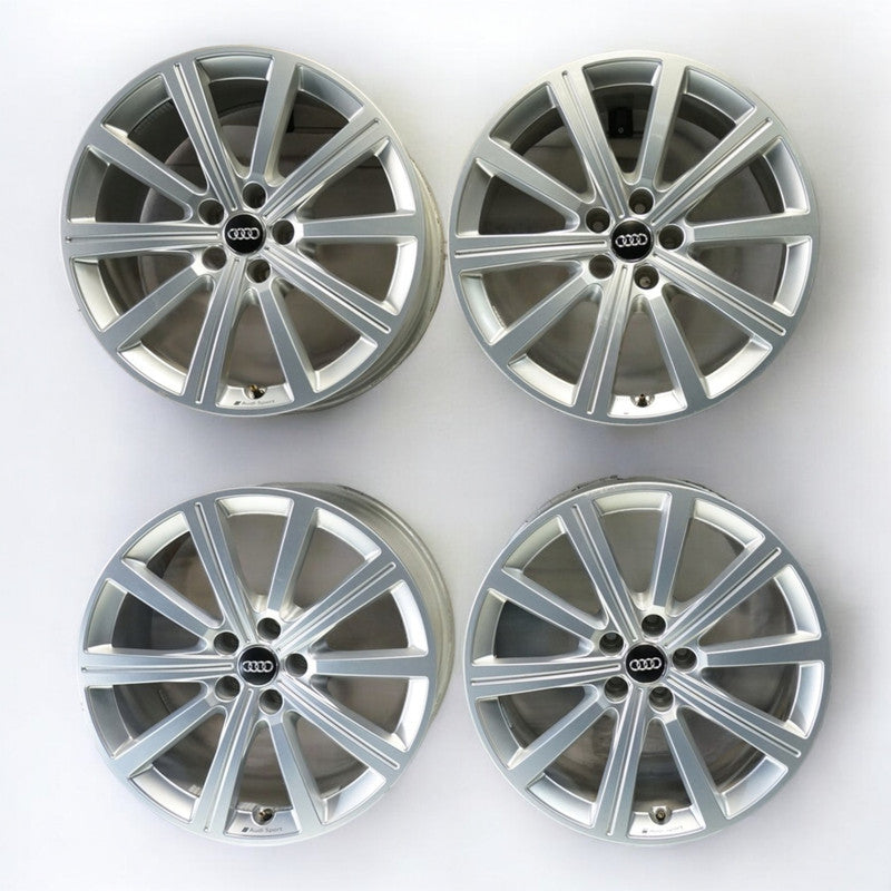 4x Alufelge 19 Zoll 7.5" 5x112 33ET Glanz Silber 83A601025AB Audi Q3 Rim Wheel