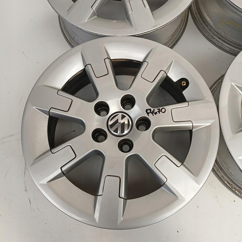 4x Alufelge 15 Zoll 5.5" 5x100 38ET Glanz Silber 6R0601025E VW Polo Rim Wheel FEL1416389976ad