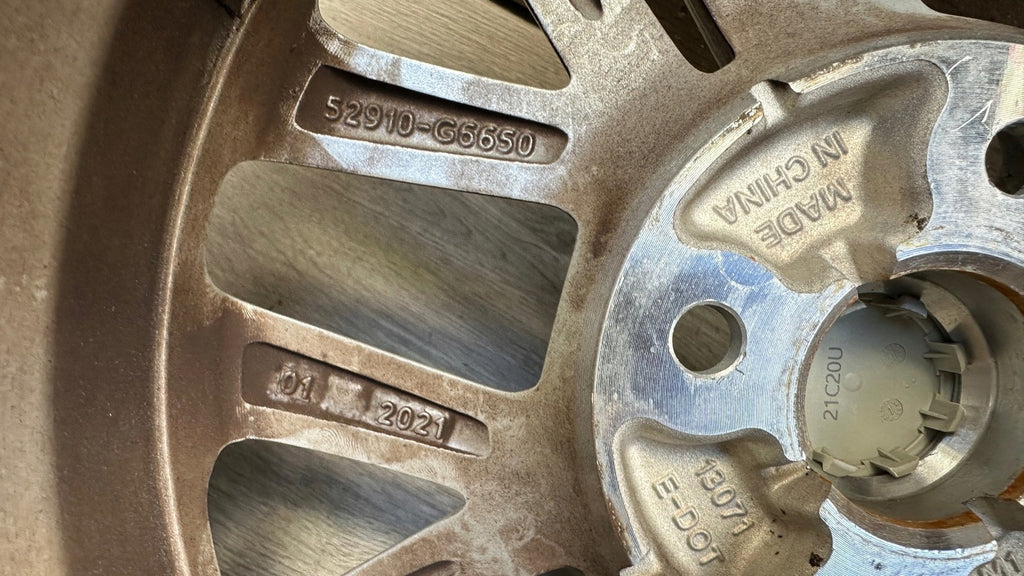 1x Alufelge 14 Zoll 5.5" 4x100 45ET 52910-G6650 Kia Picanto Rim Wheel