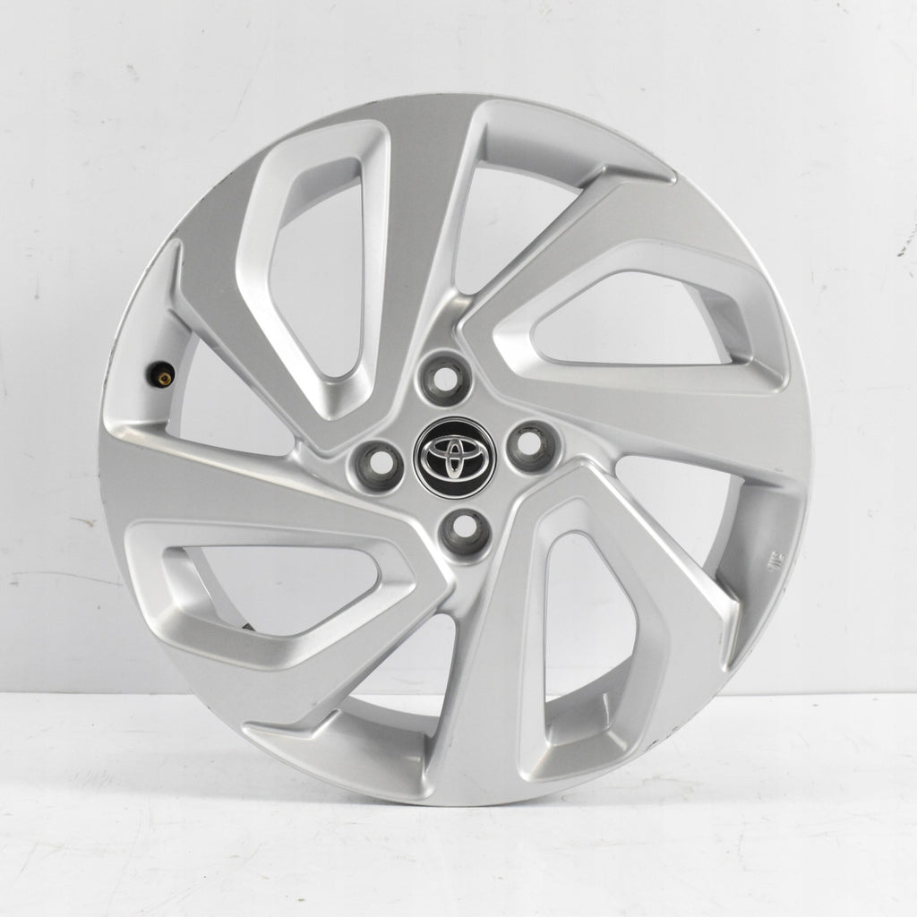 1x Alufelge 17 Zoll 5.0" 4x100 40ET Glanz Silber CMS1210-6 Toyota Aygo X FEL8799583252ru