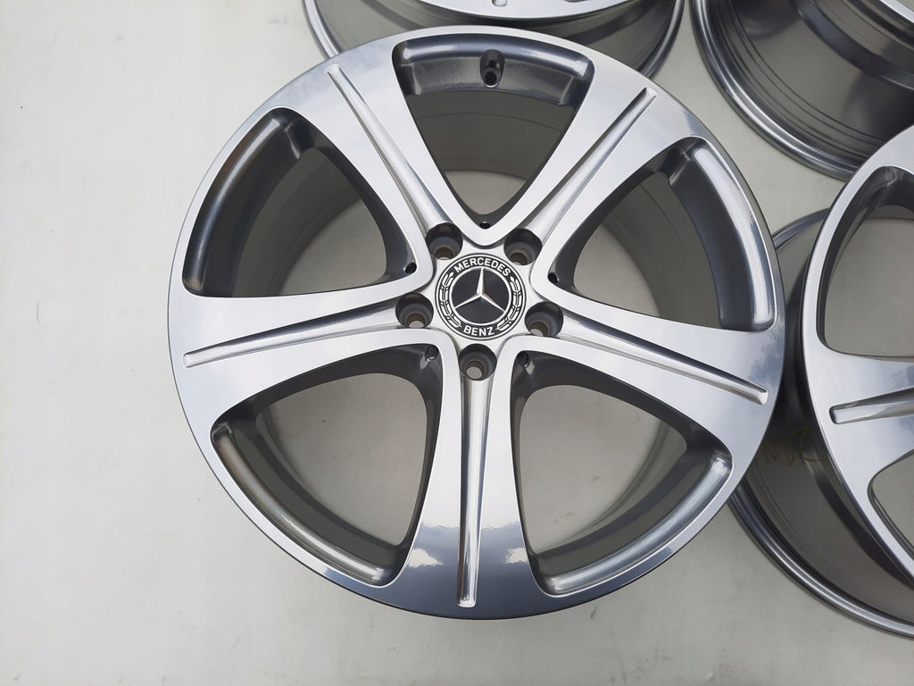 1x Alufelge 18 Zoll 8.0" 5x112 Mercedes-Benz Glc Gla Rim Wheel FEL2364117726ok