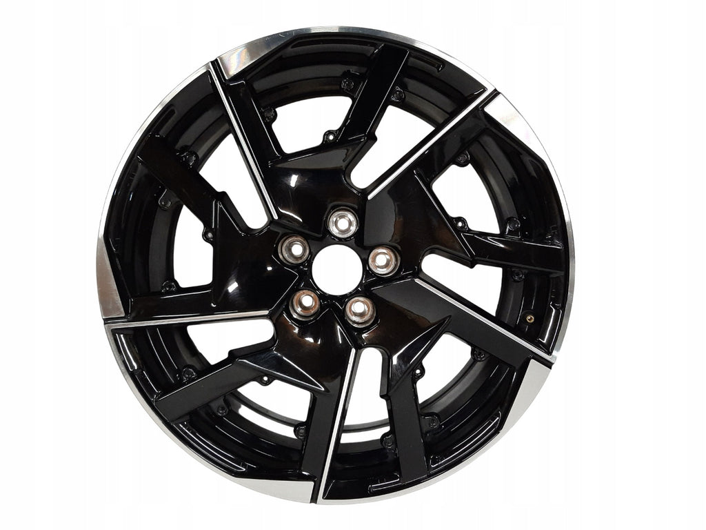 1x Alufelge 19 Zoll 7.0" 5x108 41ET Glanz Schwarz 9839945680 Peugeot Rim Wheel FEL4795386293az