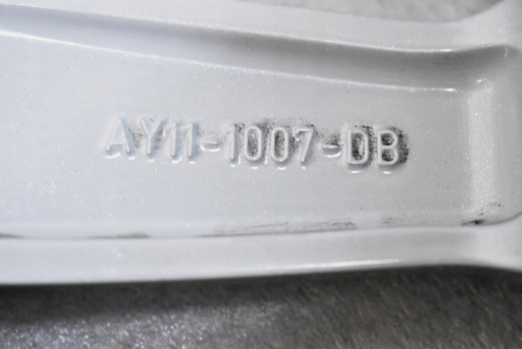 1x Alufelge 16 Zoll 6.5" 4x108 40ET Glanz Silber AY11-1007-DB Ford Fiesta