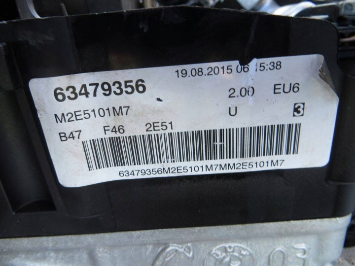 Motor BMW F46 B47C20A 2.0 163PS 120kW 2015 Diesel Engine Unkomplett MOT1163572560yk