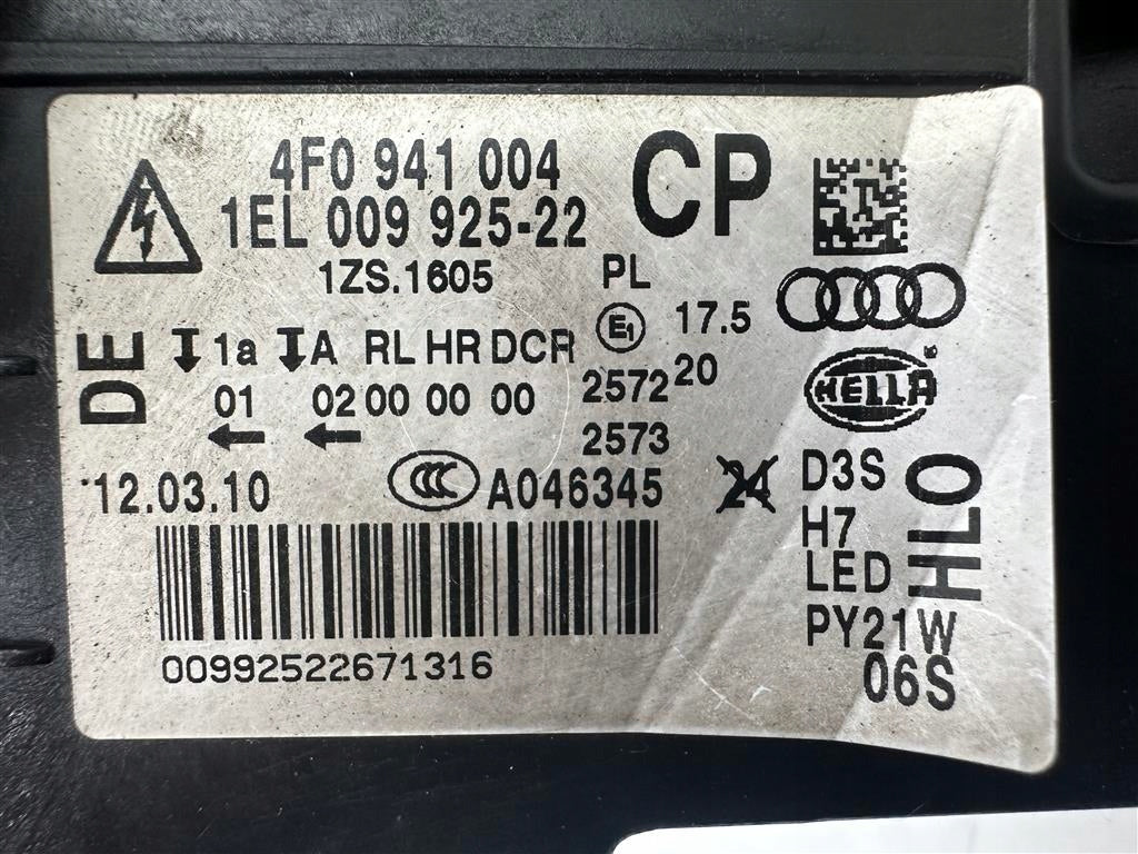 Frontscheinwerfer Audi A6 C6 F4F0941004 Xenon Rechts Scheinwerfer Headlight SCH9575816070pu