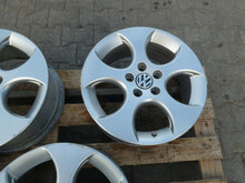 Laden Sie das Bild in den Galerie-Viewer, 4x Alufelge 17 Zoll 7.5" 5x112 51ET Glanz Silber 1K0601025AC VW Rim Wheel FEL7301231187hn