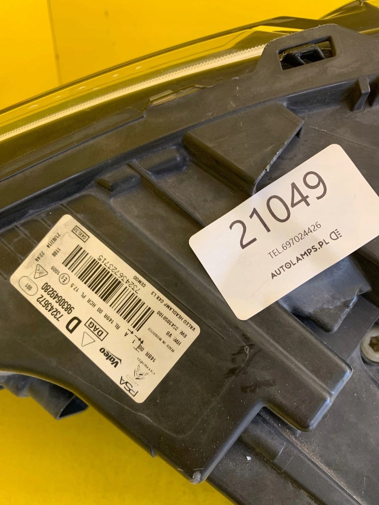 Frontscheinwerfer Citroën C4 III 9830649280 73243672 Full LED Rechts Headlight SCH3892728717ei