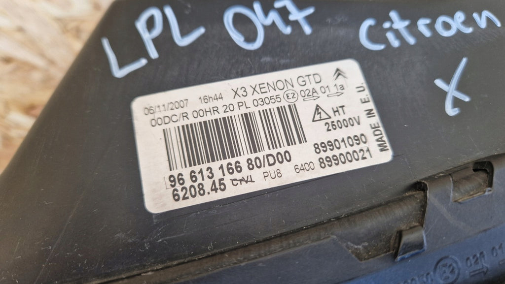 Frontscheinwerfer Citroën C5 89901090 Xenon Links Scheinwerfer Headlight