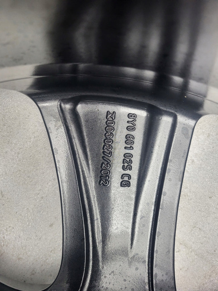 1x Alufelge 19 Zoll 8.0" 5x112 49ET Glanz Schwarz 8Y0601025CG Audi Rim Wheel FEL9493778057qs