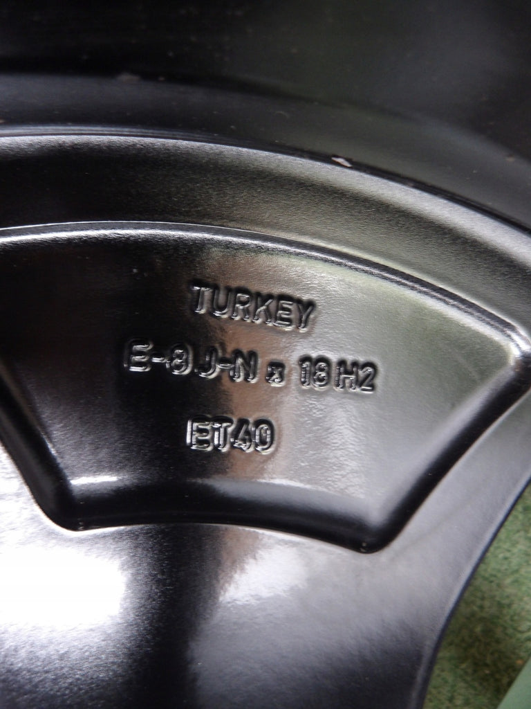 1x Alufelge 18 Zoll 8.0" 5x112 40ET Glanz Schwarz 8B3601025E Audi B9 Rim Wheel FEL6633264796xe