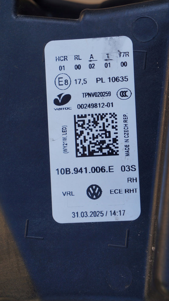 Frontscheinwerfer VW Id.3 10B941006E Full LED Rechts Scheinwerfer Headlight SCH3655889911yp