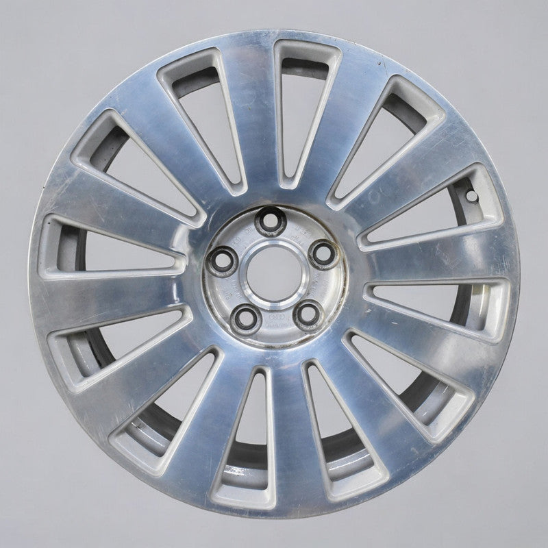 1x Alufelge 18 Zoll 8.0" 5x112 48ET Glanz Silber 4F0601025A Audi A6 C6 Rim Wheel