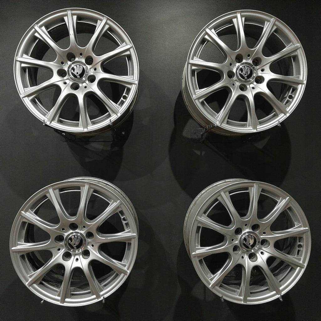 4x Alufelge 16 Zoll 6.5" 5x112 38ET A2054012400 Mercedes-Benz Superb III Octavia FEL8831538460mt