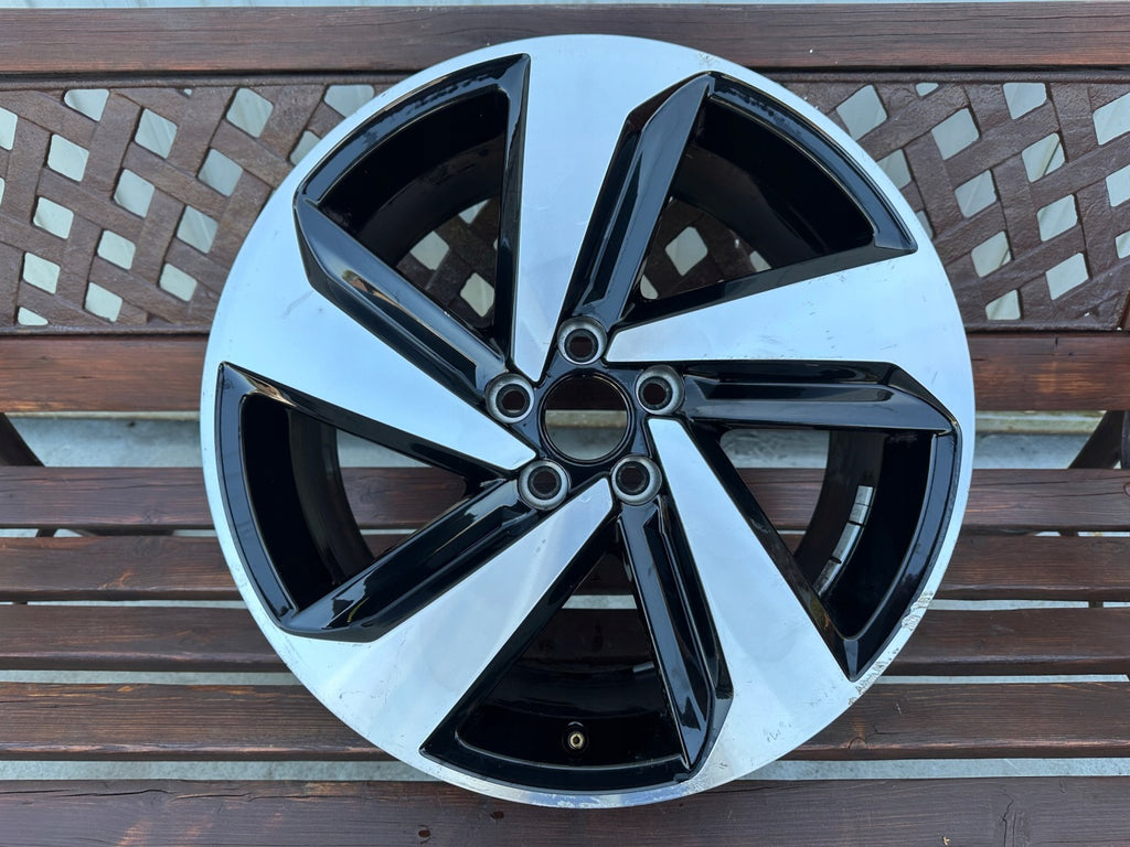 1x Alufelge 17 Zoll 7.5" 5x100 51ET Glanz Schwarz 2G0601025AB VW Rim Wheel FEL6695137223ie