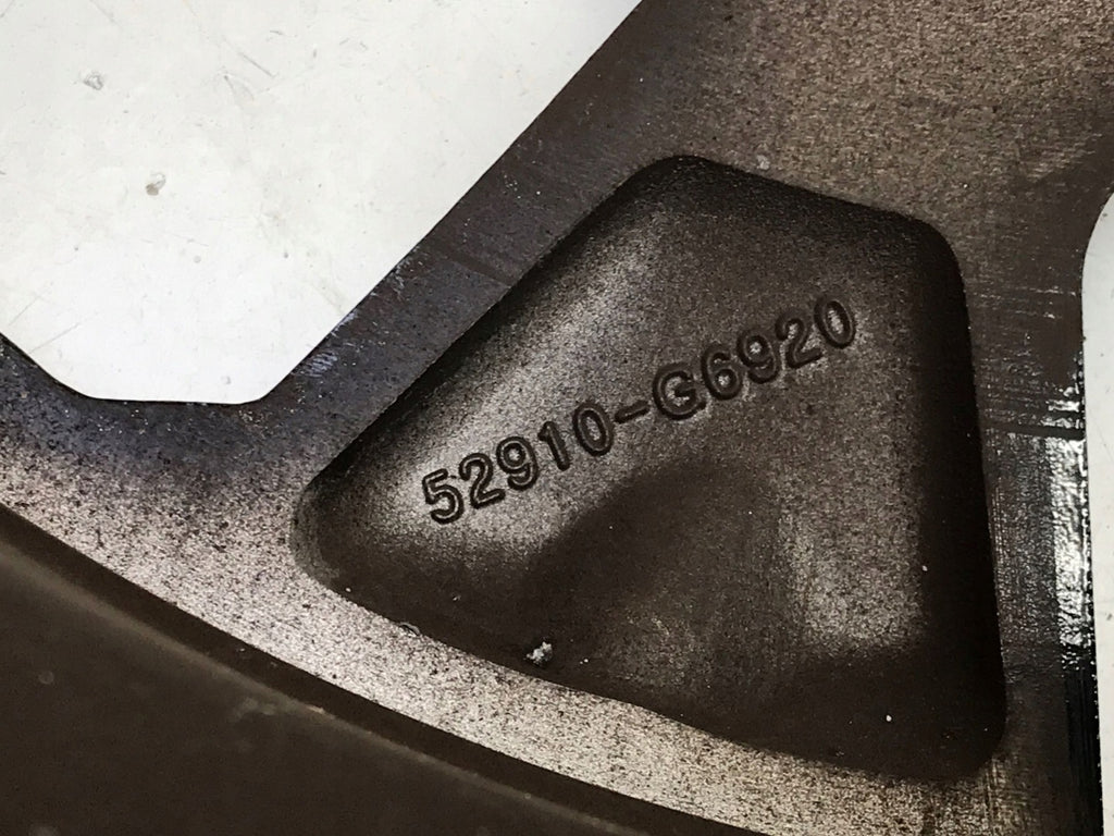 1x Alufelge 16 Zoll 6.5" 4x100 51ET Glanz Schwarz 52910-G6920 Kia Picanto FEL2260636036gq