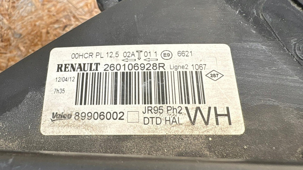 Frontscheinwerfer Renault Scenic 260106928R Rechts Scheinwerfer Headlight SCH1292075402oz