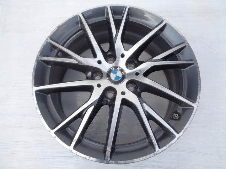 1x Alufelge 17 Zoll 7.0" 5x112 47ET Glanz Graphit 7849122 BMW 1 F40 Mg Rim Wheel FEL8937544243oe