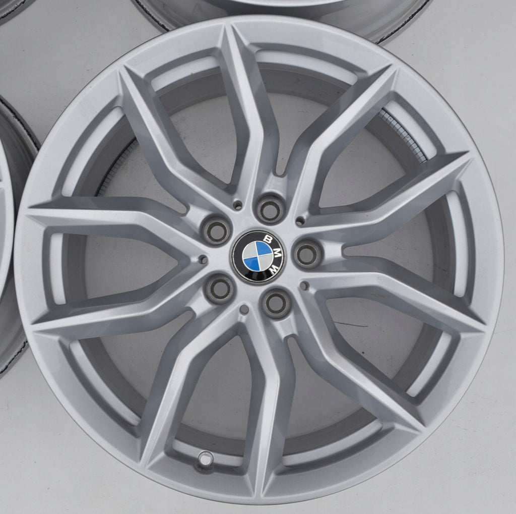 4x Alufelge 19 Zoll 9.0" 5x112 38ET Glanz Silber 6880685 BMW X5 G05 G06 FEL6967511436yz
