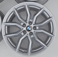 Laden Sie das Bild in den Galerie-Viewer, 4x Alufelge 19 Zoll 9.0" 5x112 38ET Glanz Silber 6880685 BMW X5 G05 G06 FEL6967511436yz
