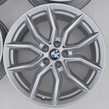 Laden Sie das Bild in den Galerie-Viewer, 4x Alufelge 19 Zoll 9.0" 5x112 38ET Glanz Silber 6880685 BMW X5 G05 G06 FEL6967511436yz