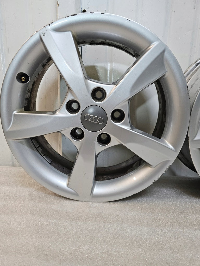 4x Alufelge 16 Zoll 6.0" 5x112 48ET Glanz Silber 8V0071496 Audi A3 Rim Wheel FEL6262505610cp