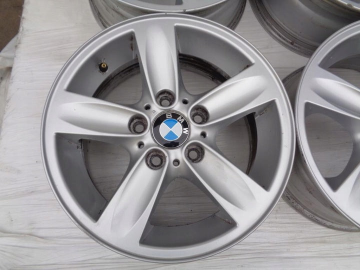4x Alufelge 16 Zoll 7.0" 5x120 44ET Silber 6775619 BMW E88 E81 E91 E90 E82 E87 FEL9478257573jg