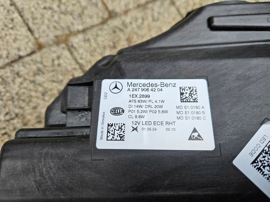Frontscheinwerfer Mercedes-Benz Gla H247 A2479064204 LED Rechts Headlight SCH2052653100fr