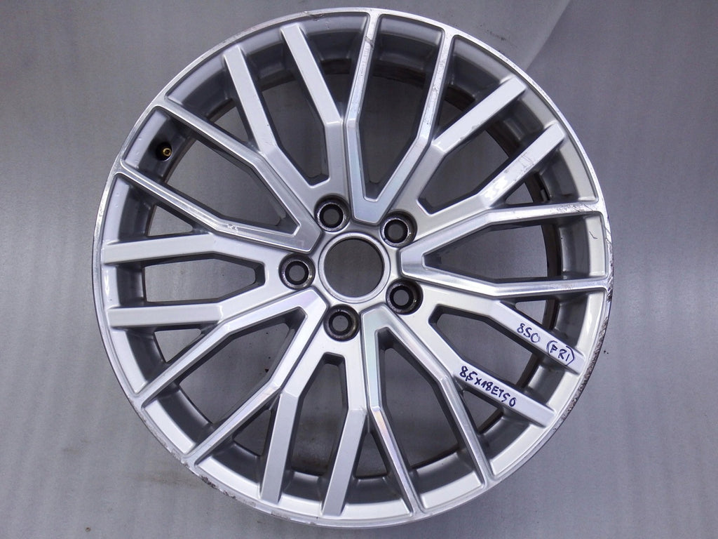 1x Alufelge 18 Zoll 8.5" 5x112 50ET Glanz Silber 8J0601025A Audi Rim Wheel