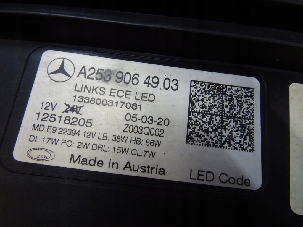 Frontscheinwerfer Mercedes-Benz Glc A2539064903 LED Links Scheinwerfer Headlight SCH5005067010wg