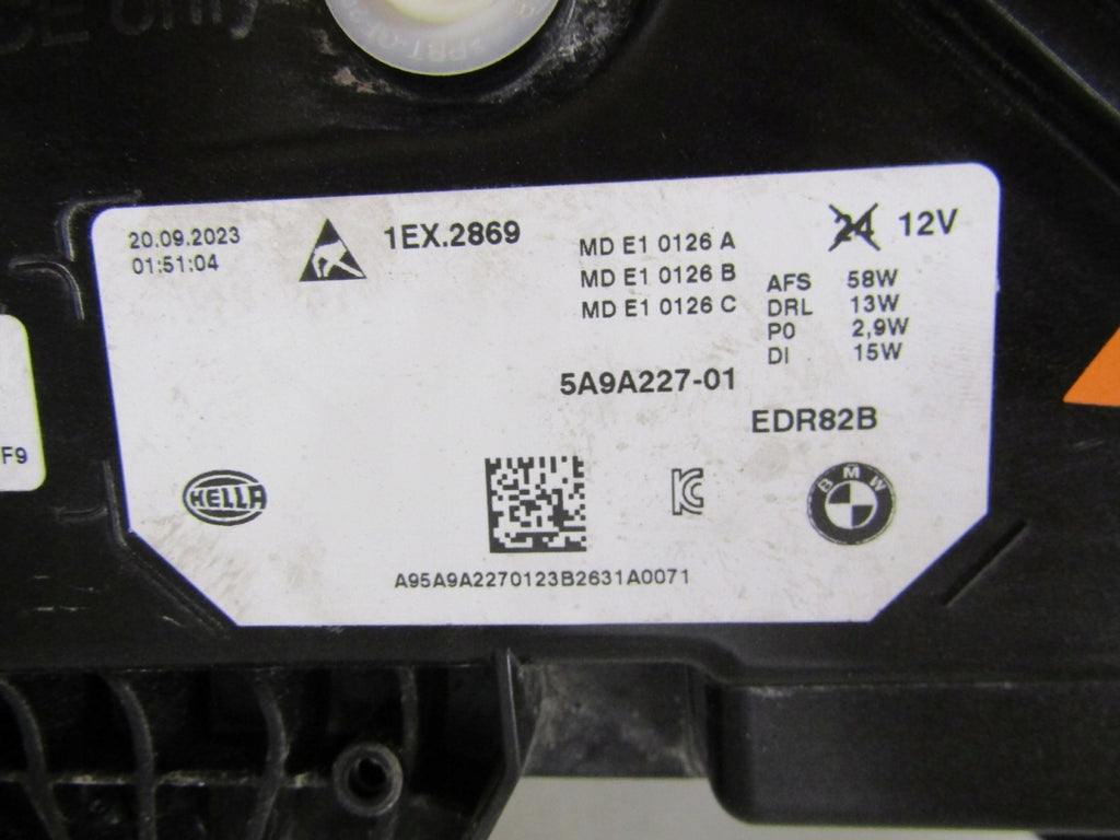 Frontscheinwerfer BMW X1 5A9A227-01 LED Links Scheinwerfer Headlight SCH8623254776dr