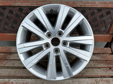 Load image into Gallery viewer, 1x Alufelge 17 Zoll 7.0" 5x120 55ET Glanz Silber 7E0601025L VW Multivan FEL7391875639he