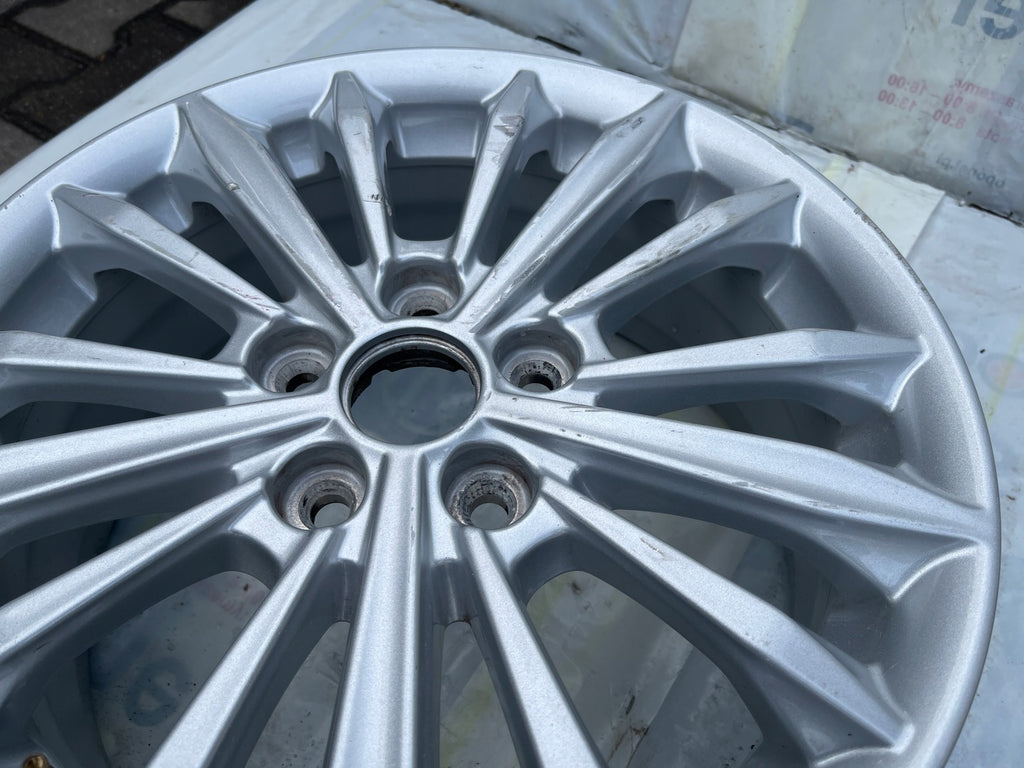 1x Alufelge 16 Zoll 6.5" 5x108 50ET Glanz Silber JX7C-1007-B1A Ford Rim Wheel