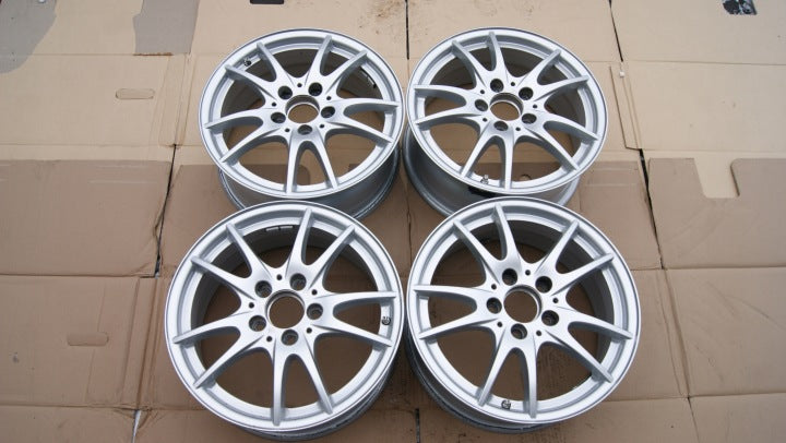 4x Alufelge 16 Zoll 6.5" 5x112 49ET Glanz Silber A2464011302 Mercedes-Benz W246 FEL6339835847yc