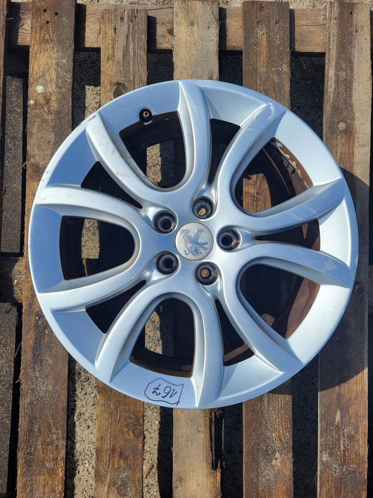 1x Alufelge 18 Zoll 7.5" 5x108 49ET 9671401880 Peugeot Rim Wheel