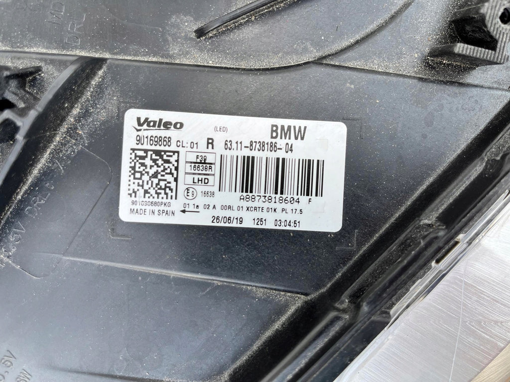 Frontscheinwerfer BMW X2 F39 8738186 Full LED Rechts Scheinwerfer Headlight SCH9479177582rl