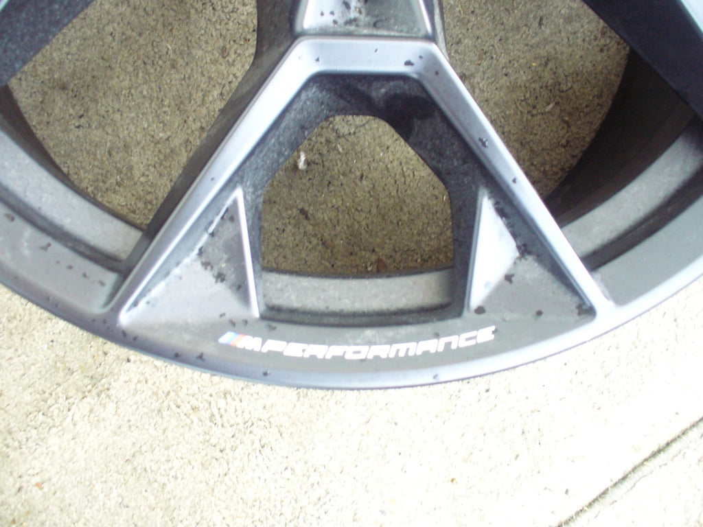 1x Alufelge 19 Zoll 8.5" 5x112 29ET Matt Schwarz 5A324F4 BMW 1 5 Rim Wheel FEL3745372543iw