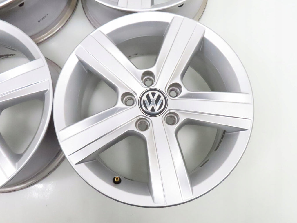 4x Alufelge 16 Zoll 6.5" 5x112 46ET Silber 5G0601025N VW Golf VIII I Rim Wheel FEL1151273638uf