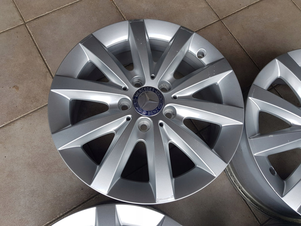 4x Alufelge 16 Zoll 6.5" 5x112 49ET A2464010202 Mercedes-Benz W245 W169 FEL7054762385wt
